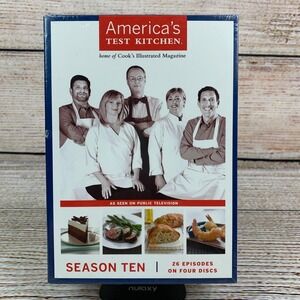 Americas Test Kitchen Season Ten 4-Disc 🆕 [2010 DVD] Set 26 Episodes New Sealed